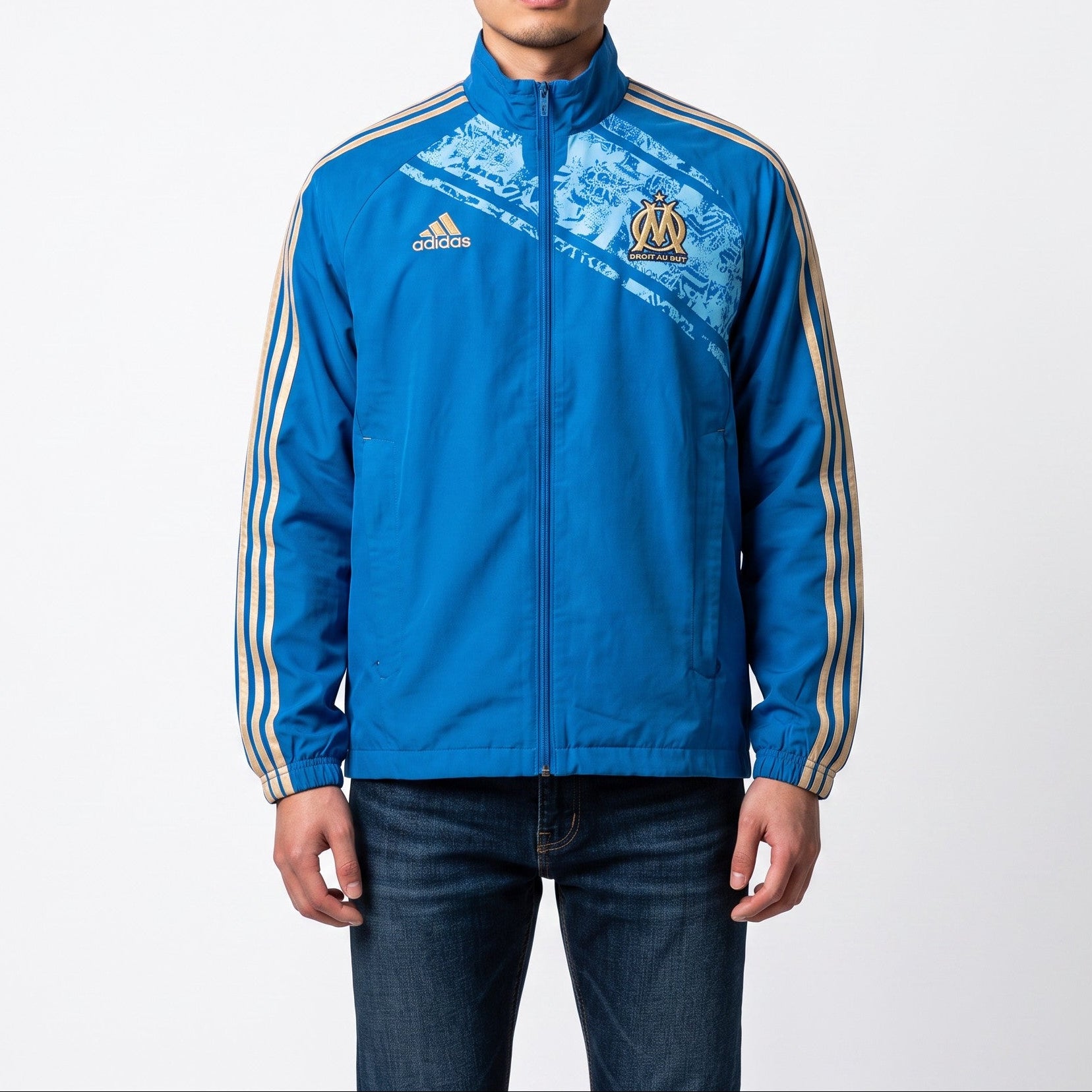 Adidas - Olympique Marseille, Track Jacket - Men (M)