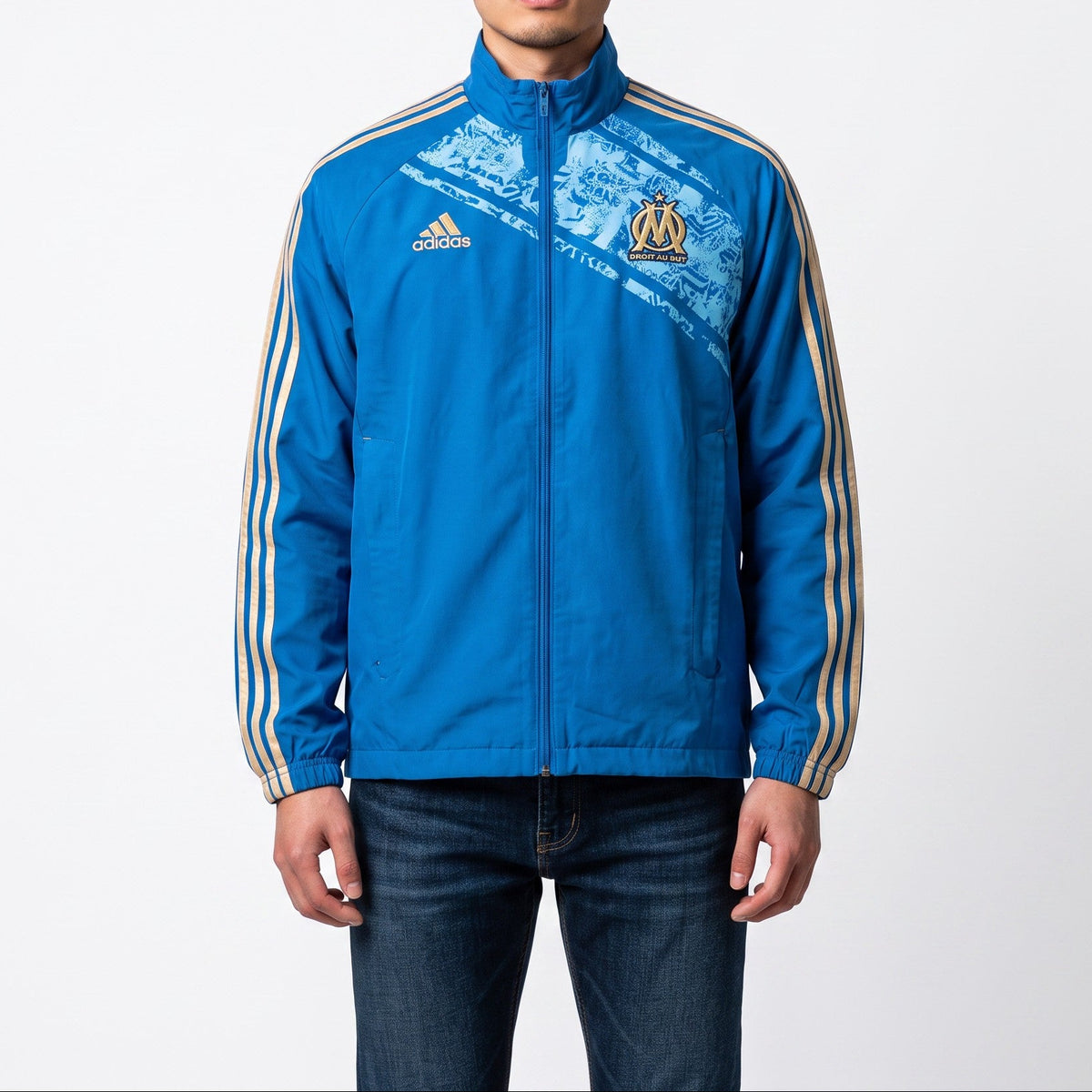 Adidas - Olympique Marseille, Track Jacket - Men (M)