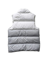 Nike Windrunner Weste Herren L Weiß Grau Daunenweste Storm-Fit Steppweste Puffer