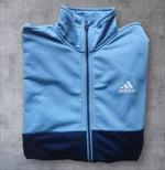Adidas Trainingsanzug - Tracksuit, Sportanzug, Babyblau/ Dunkelblau Gr. M