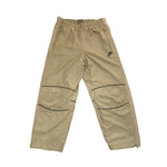 Vintage Nike Track Pants / Trainingshose – Beige/Khaki ¾ Hose, mit Zugbund unten