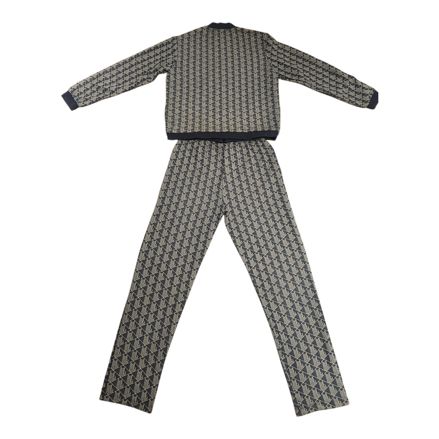 Lacoste Monogramm Tracksuit, Monogramm, Jacquard Paris Col Trainingsanzug, Gr. S
