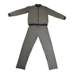 Lacoste Monogramm Tracksuit, Monogramm, Jacquard Paris Col Trainingsanzug, Gr. S