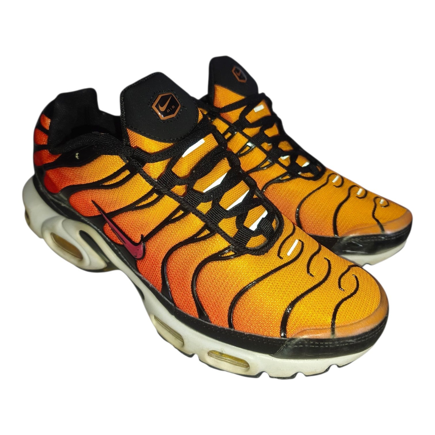 Nike Air Max Plus TN OG Pimento / Tiger Sunset - Gr. 42 - Gebraucht, Gut