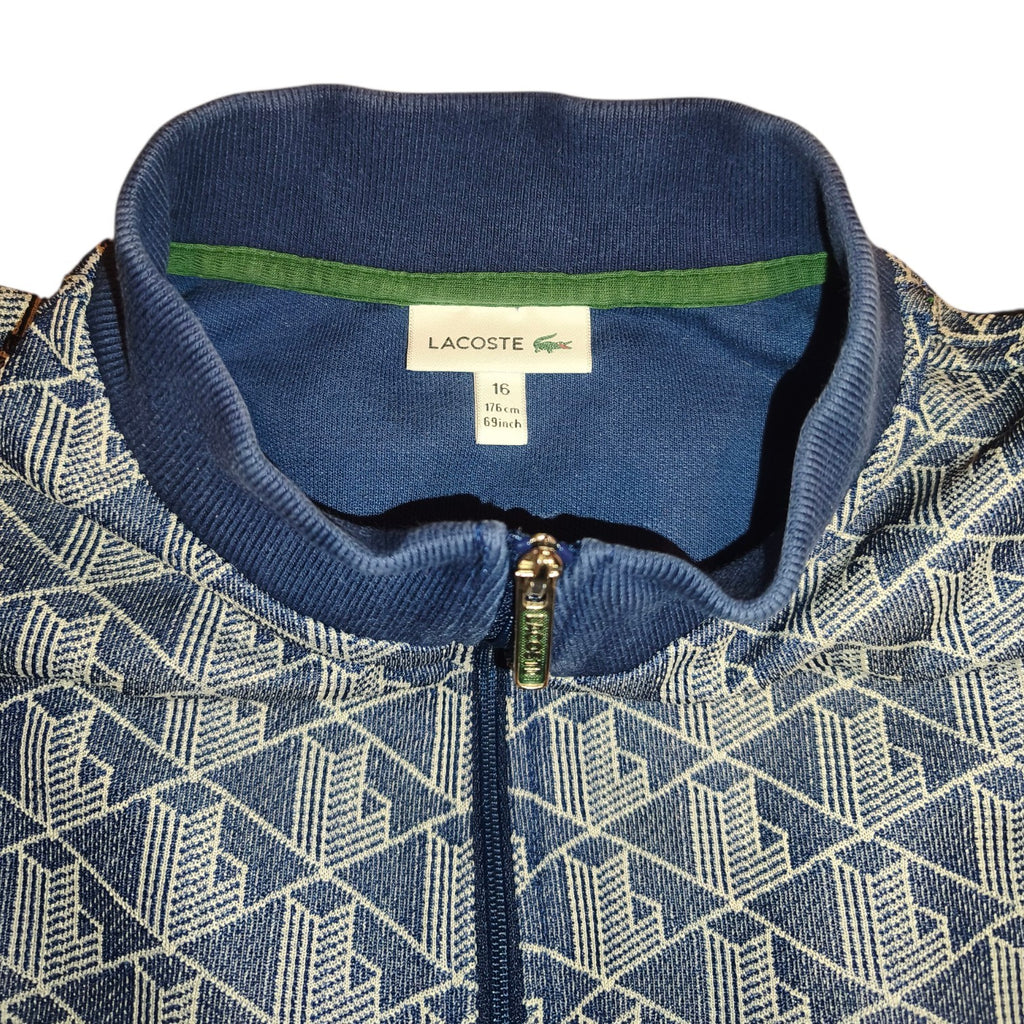 Lacoste Monogramm Tracksuit, Monogramm, Jacquard Paris Col Trainingsanzug, Gr. S