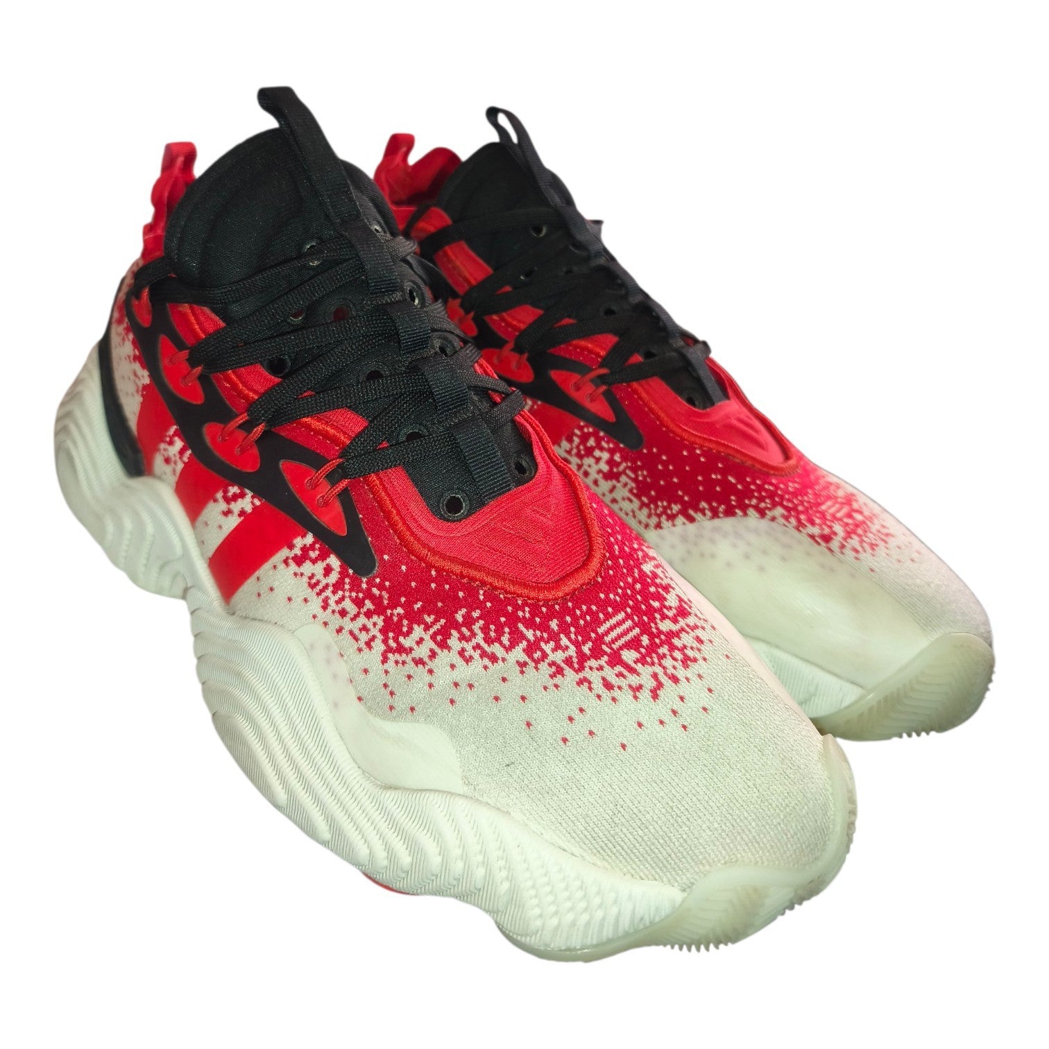 Adidas Trae Young 3 Basketballschuhe Gr. 41 1/3 Rot Weiß Sneaker IE2704