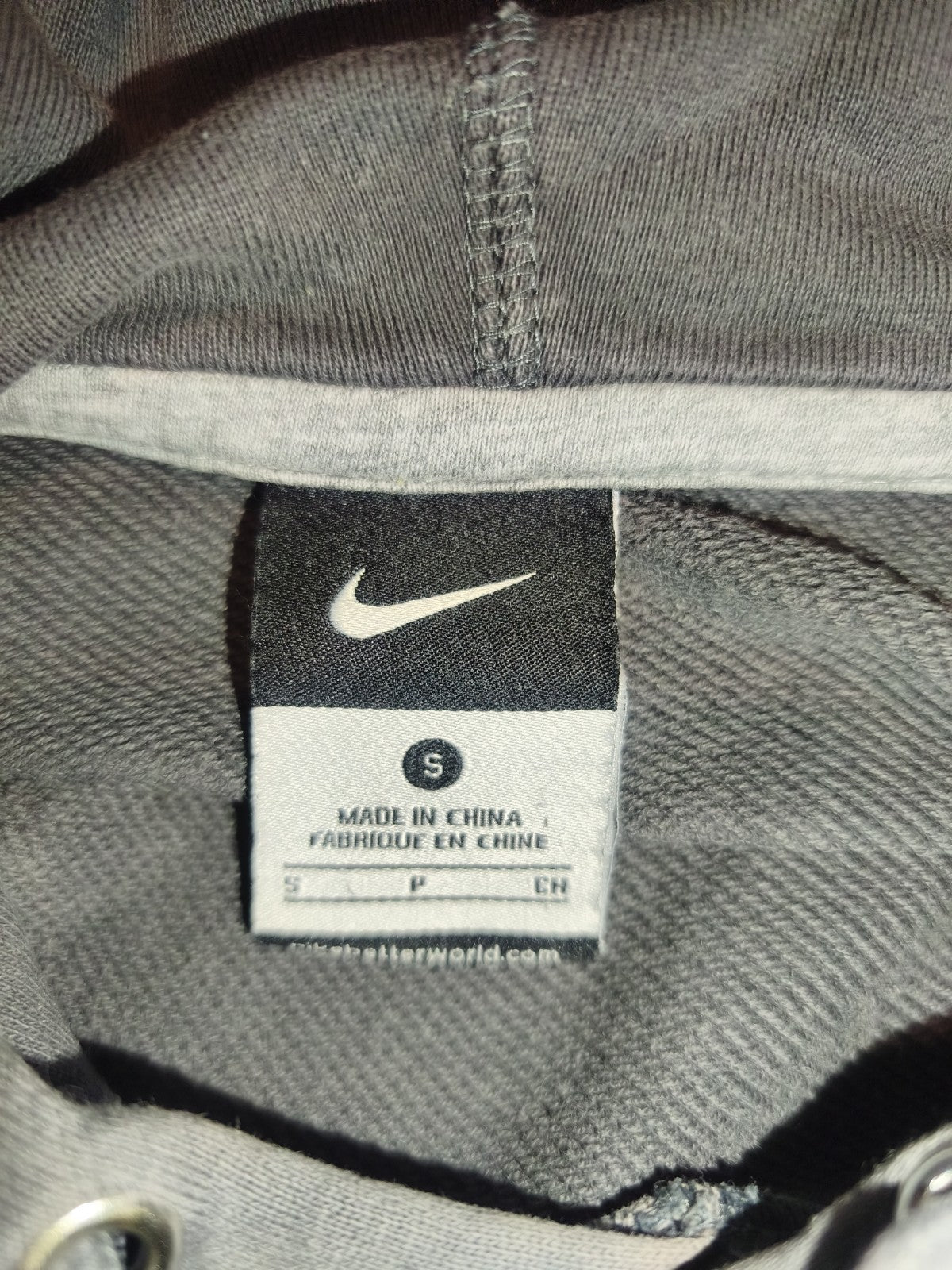 Nike Manchester United Hoodie Herren Gr. S – Grau/Braun Kapuzenpullover Logo