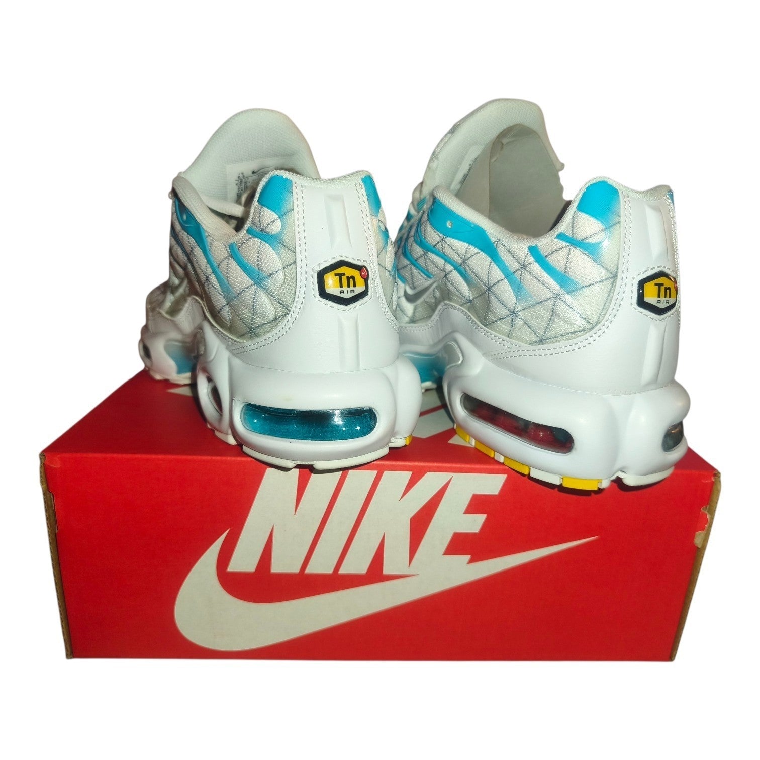 Nike Air Max Plus TN Marseille White Blue FQ2397-100 Gr. 42 / US 8.5 Neu & OVP
