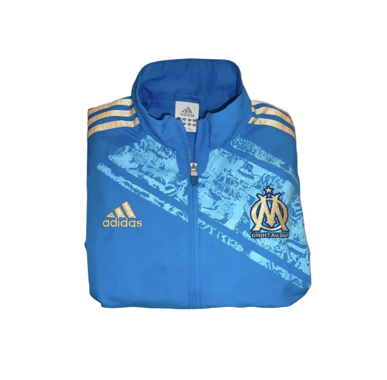 Adidas x Olympique Marseille Trainingsjacke, Trackjacket – Vintage Style