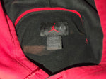 Original Jordan Hoodie / Kapuzenpullover – Schwarz/Rot – Gr. M, Herrenkleidung