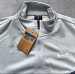 Nike Dri-FIT Trainingsanzug Set – Hellblau/Blau – Gr. M – Jacke & Hose – Neu 