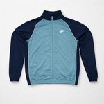 Nike Trainingsanzug Herren Gr. L Blau Dunkelblau Tracksuit Sportanzug – Sehr gut
