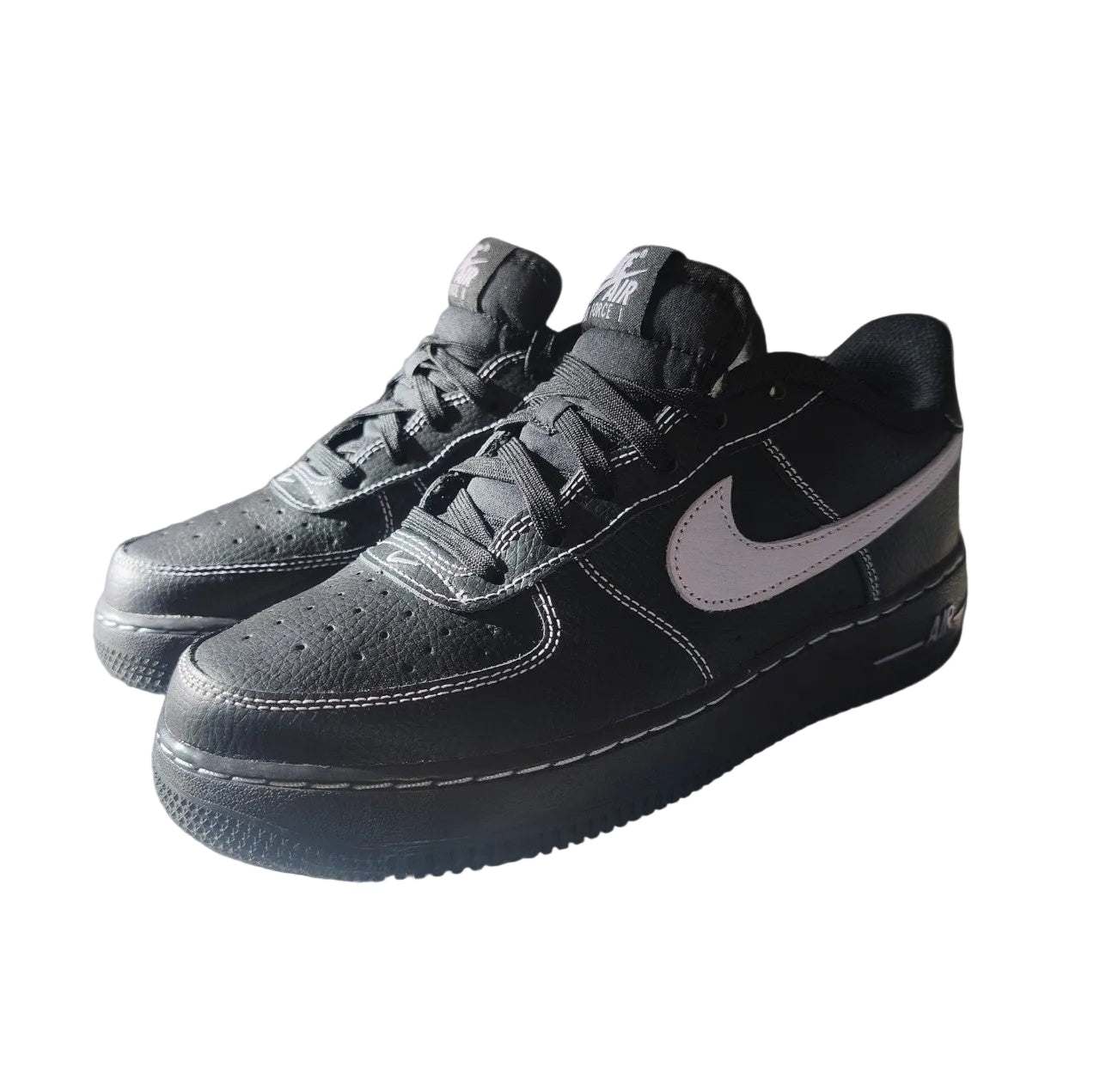 Nike Air Force 1 LV8 4 (GS) "Black/Hortensias" Damenschuhe, Sneaker, Gr. 38,5 