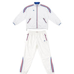 Adidas Frankreich Trainingsanzug Weiss Gr. L / 8 Vintage Tracksuit France, Rare