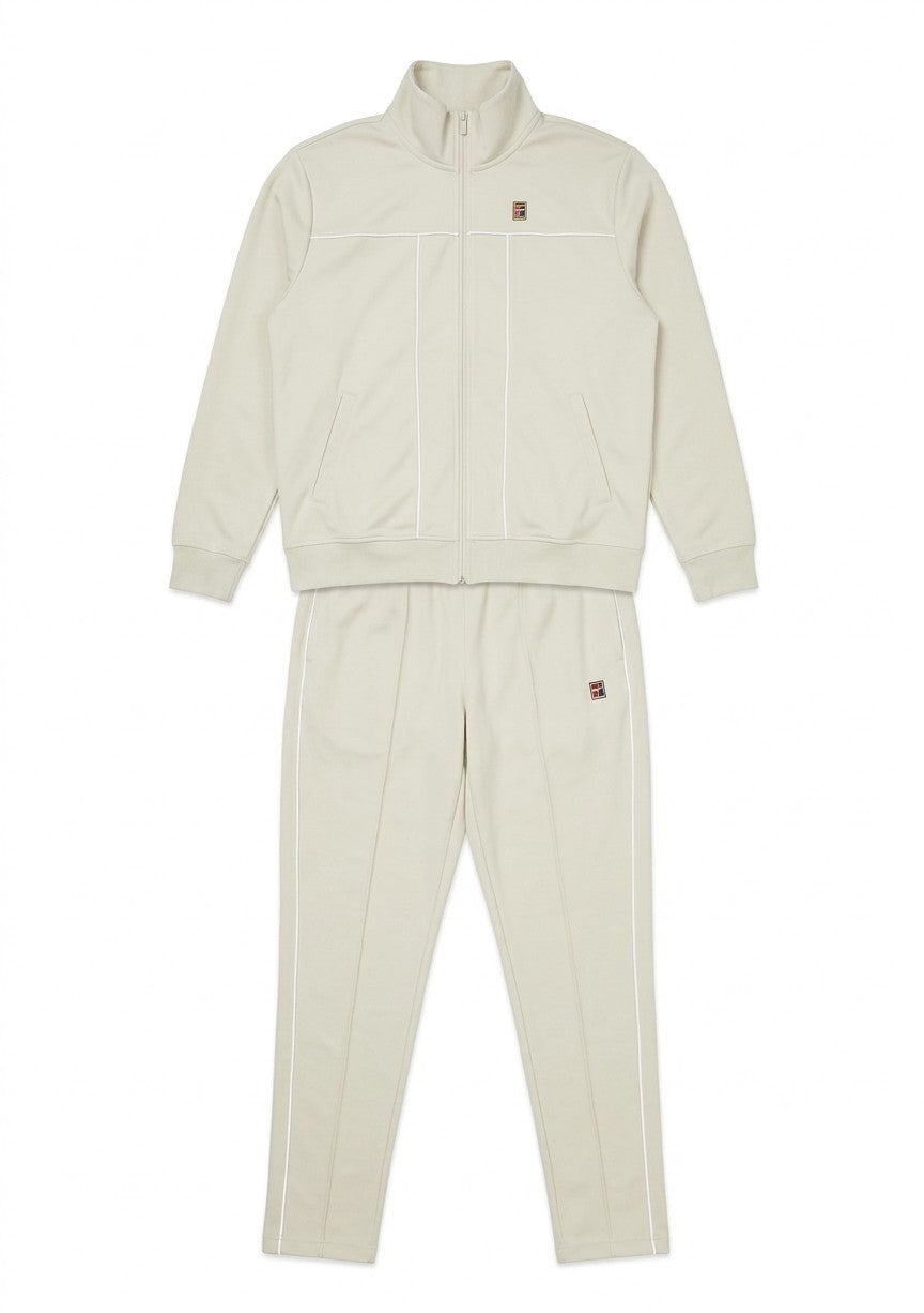 Nike - Court, Beige/Creme Tracksuits, Trainingsanzug Gr. L, Zweiteiler, Sehr Gut