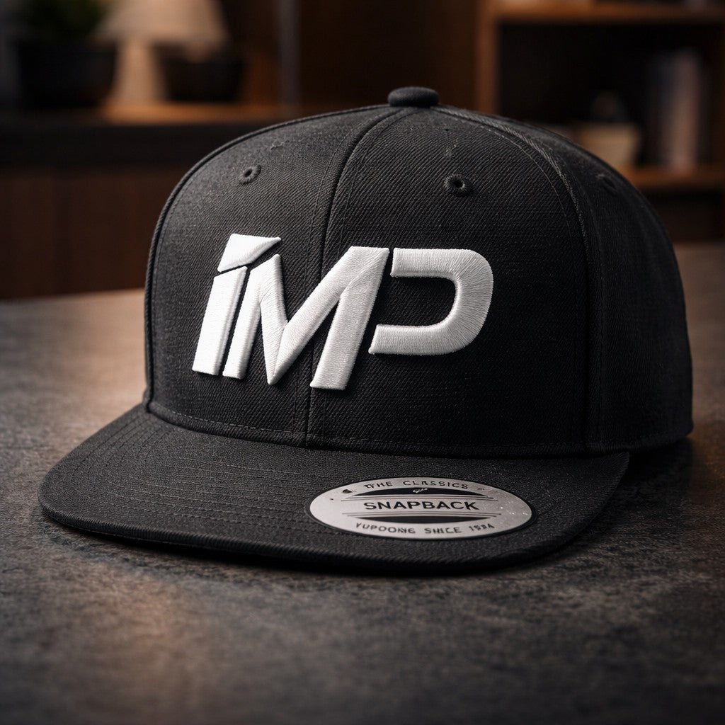 Exklusive „HAPTICRUSH“ Snapback Cap – Black Edition Yupoong (The Classics)