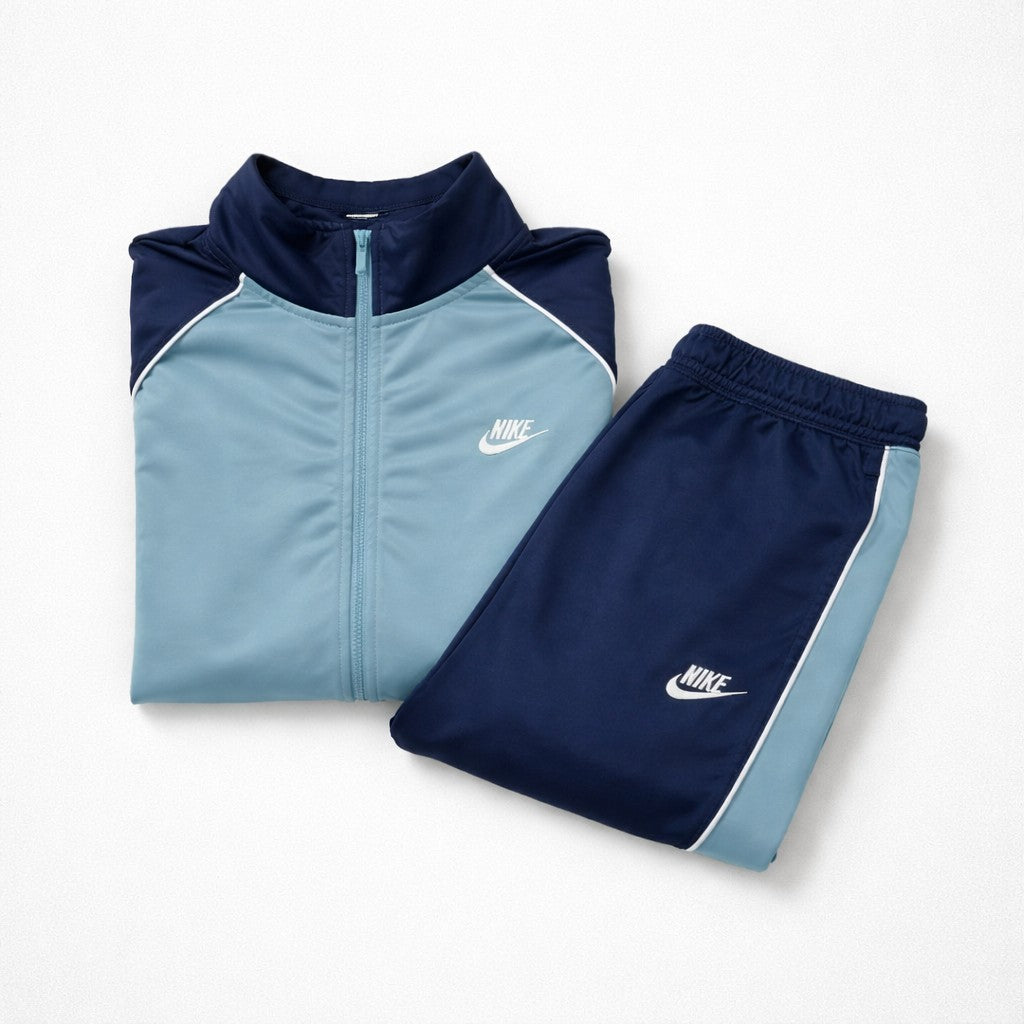 Nike Trainingsanzug Herren Gr. L Blau Dunkelblau Tracksuit Sportanzug – Sehr gut