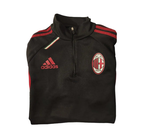 Adidas - Trainingsjacke Oberteil, AC Mailand, Schwarz/Rot, Gr. S, Climacool