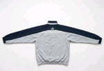 Vintage Adidas Track Jacket Trainingsjacke Blau Grau Herren Gr. M / L Retro 90s
