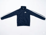 Nike Trainingsanzug Herren Gr. S Dunkelblau Weiß Tracksuit Sportanzug, Sehr Gut 