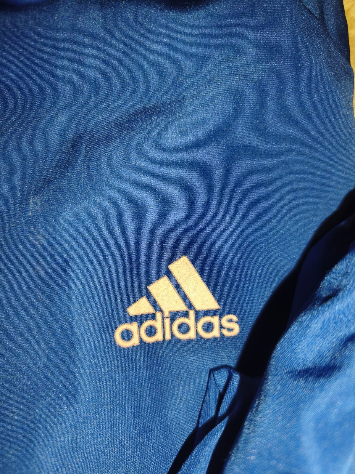 Adidas Traininganzug - Tracksuit, Zweiteiler, Herren, Sport, Blau/ Orange, Gr. M