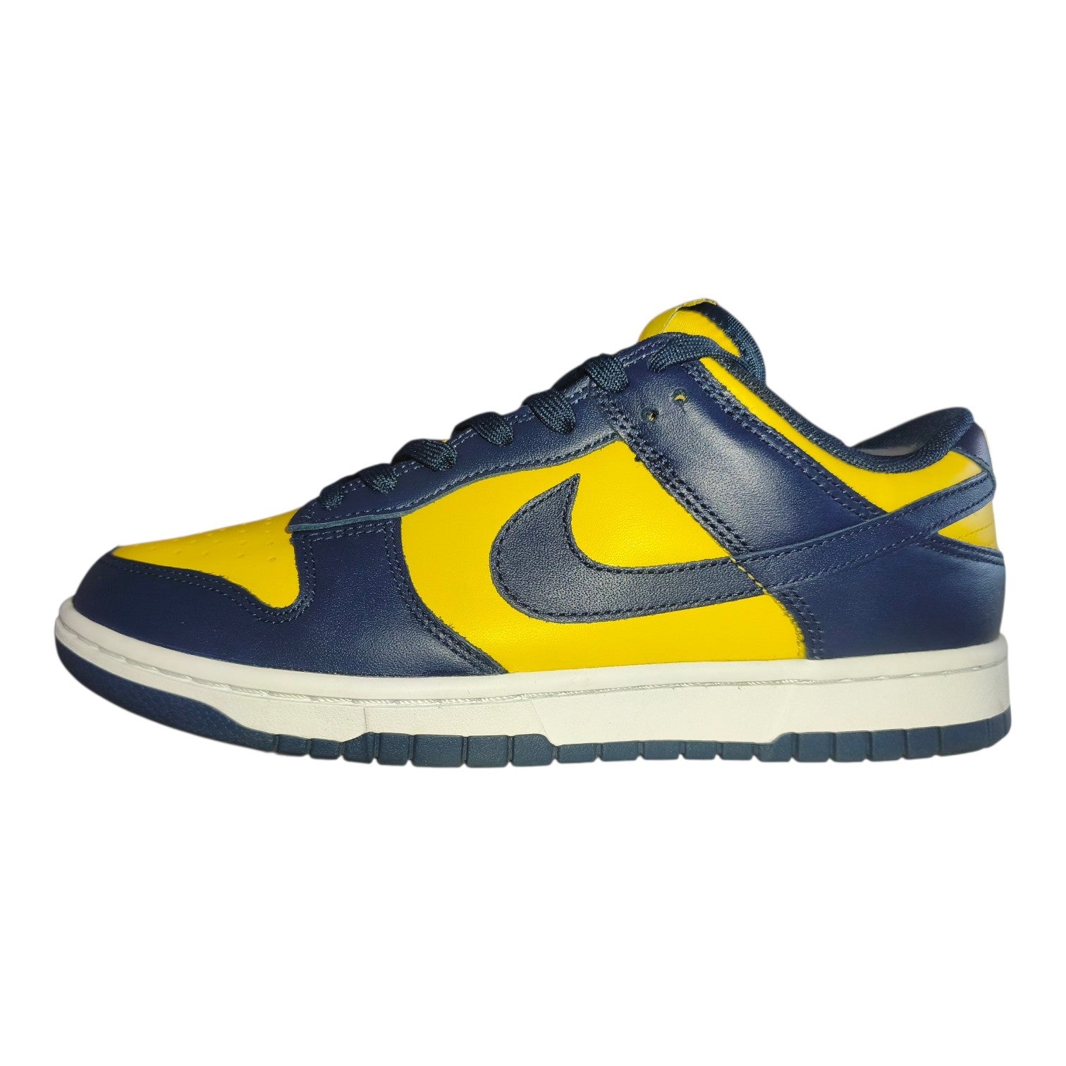 ​Nike Dunk Low "Michigan"– Varsity Maize/Midnight Navy​, Neuwertig, Gr. 42/ 8,5 