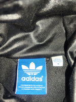 Adidas Chile 62 Trainingsjacke Herren Gr. M Schwarz Lila Glanz-Optik Wet-Look...