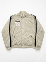 Nike Bomberjacke Beige Gr. M / 48 CORTEZ 72 Vintage Jacke Herren Steppfutter