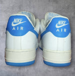 Nike Air Force 1 Sneaker- Weiß, Blau, Gr. 40, Damen/ Herren, Gebraucht