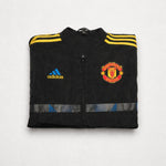 Manchester United x Adidas Track Jacket Vintage 90s Training Jacke Schwarz, Neu 