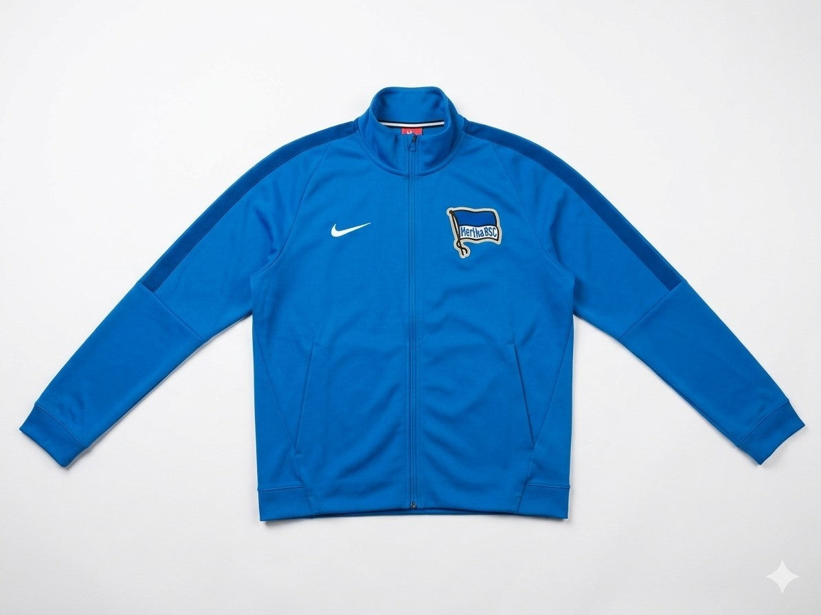 Nike Hertha BSC Berlin Trainingsjacke Herren Gr. L Blau Sweatjacke Fan-Jacke TOP
