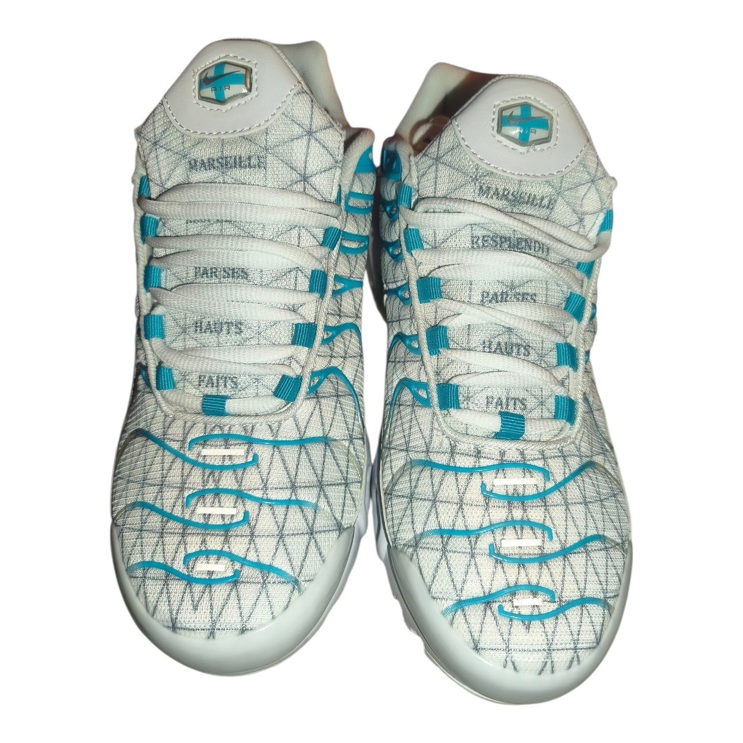 Nike Air Max Plus TN Marseille White Blue FQ2397-100 Gr. 42 / US 8.5 Neu & OVP