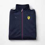 Puma Ferrari Trainingsjacke Blau Herren XXL, F1 Motorsport Jacke Zip