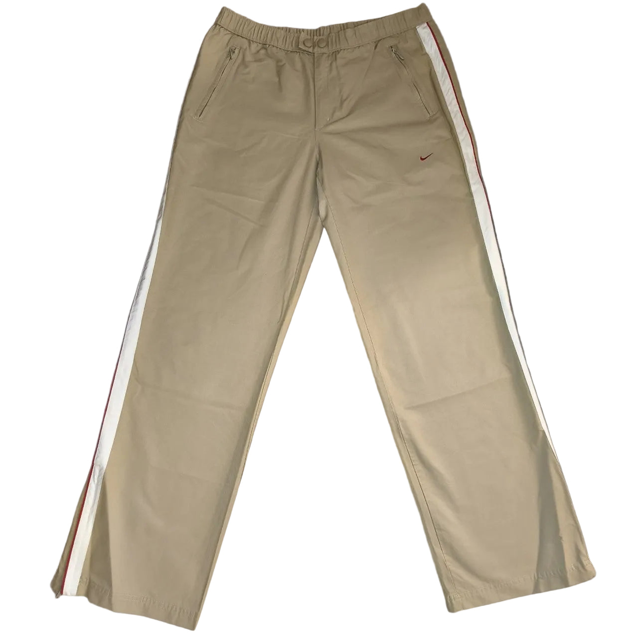 Nike Vintage Open Leg Trackpants Gr. M– Lange Hose Y2K / Pasha Style, 2000er, 