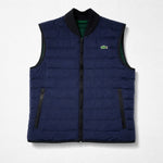 Lacoste Steppweste Herren Gr. S (FR 46) Dunkelblau Marine Weste Übergangsjacke