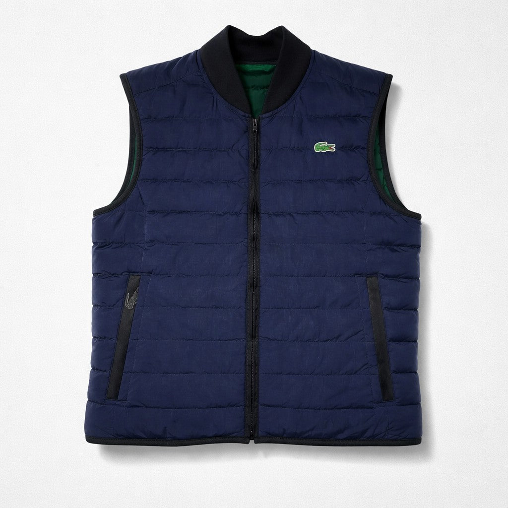 Lacoste Steppweste Herren Gr. S (FR 46) Dunkelblau Marine Weste Übergangsjacke
