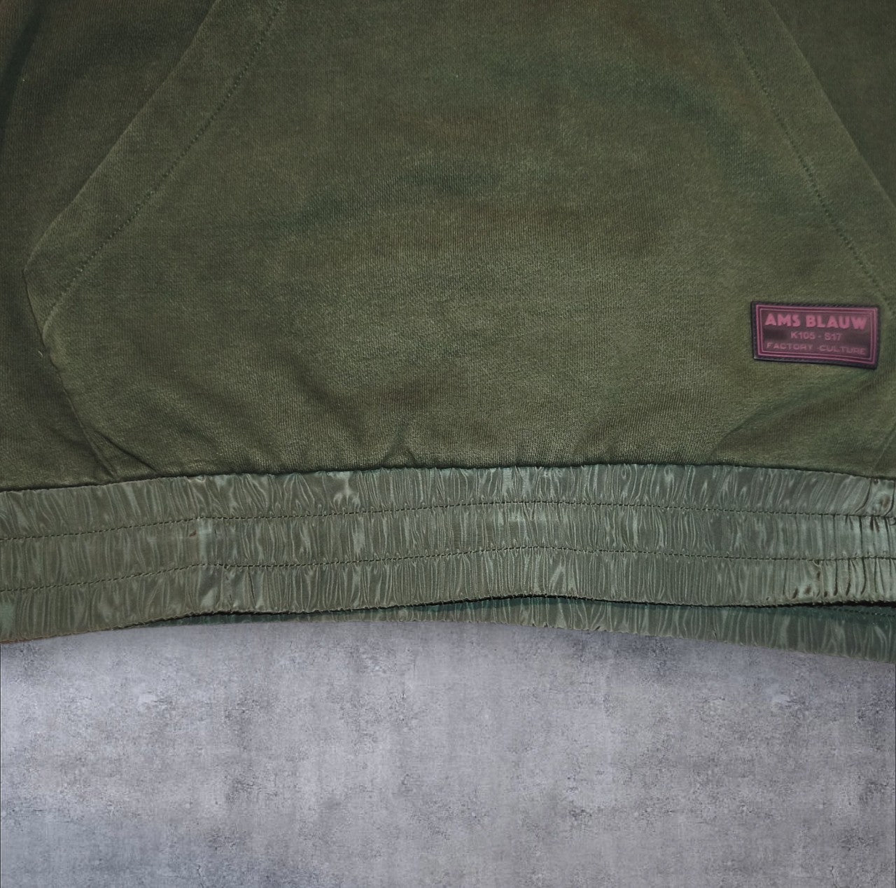 Scotch And Soda Kapuzen-Pullover Dunkelgrün, Amsterdams Blauw, Gr. M, Gebraucht