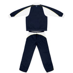 Nike Sportanzug Herren XL Weiß Dunkelblau Jogginganzug Vintage Style