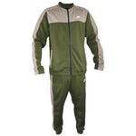 Nike Sportswear Tracksuit / Trainingsanzug – Olivgrün/Beige – Gr. M, Sportanzug