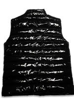 Polo Ralph Lauren Daunenweste Schwarz Glänzend, Glossy Style – Gr. M – Neuwertig