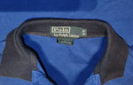 Polo Ralph Lauren Herren Poloshirt Blau Gr. S, Custom Fit Big Pony Sash Logo