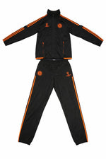 Adidas x Chelsea, Champions League, Tracksuit, Gr. M, Black/Orange, Zweiteiler 