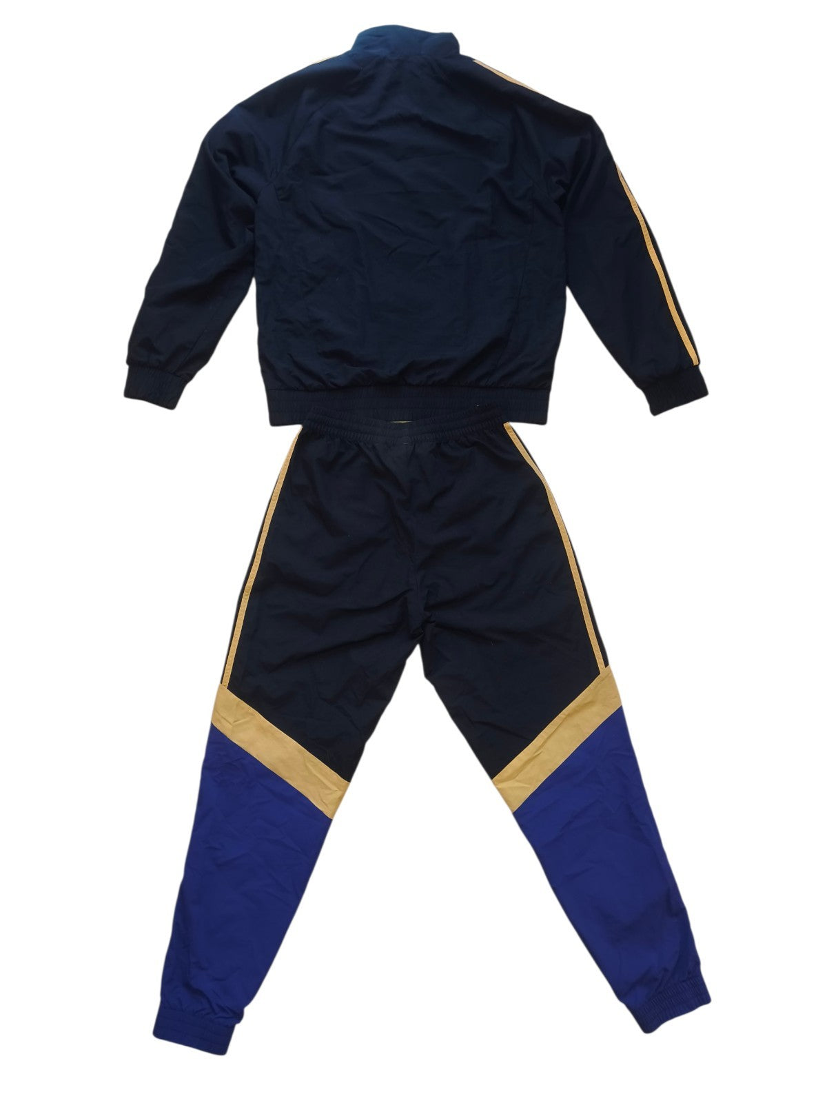 Adidas Real Madrid Trainingsanzug Set Jacke + Hose Navy/Gold Gr. S, Vintage