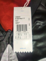 Vintage Adidas Chile 62 Damen Trainingsjacke Schwarz Rot Glanz-Optik Gr. S (36)