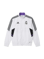 Adidas Real Madrid Track Jacket – Vintage Style Trainingsjacke Weiß/Lila –Gr. XS