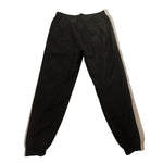 Nike - Trackpants, Gr.L, Regular Schwarz / Weiß, Weißer Streifen, 105cm Länge 