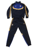 Adidas Real Madrid Trainingsanzug Set Jacke + Hose Navy/Gold Gr. S, Vintage