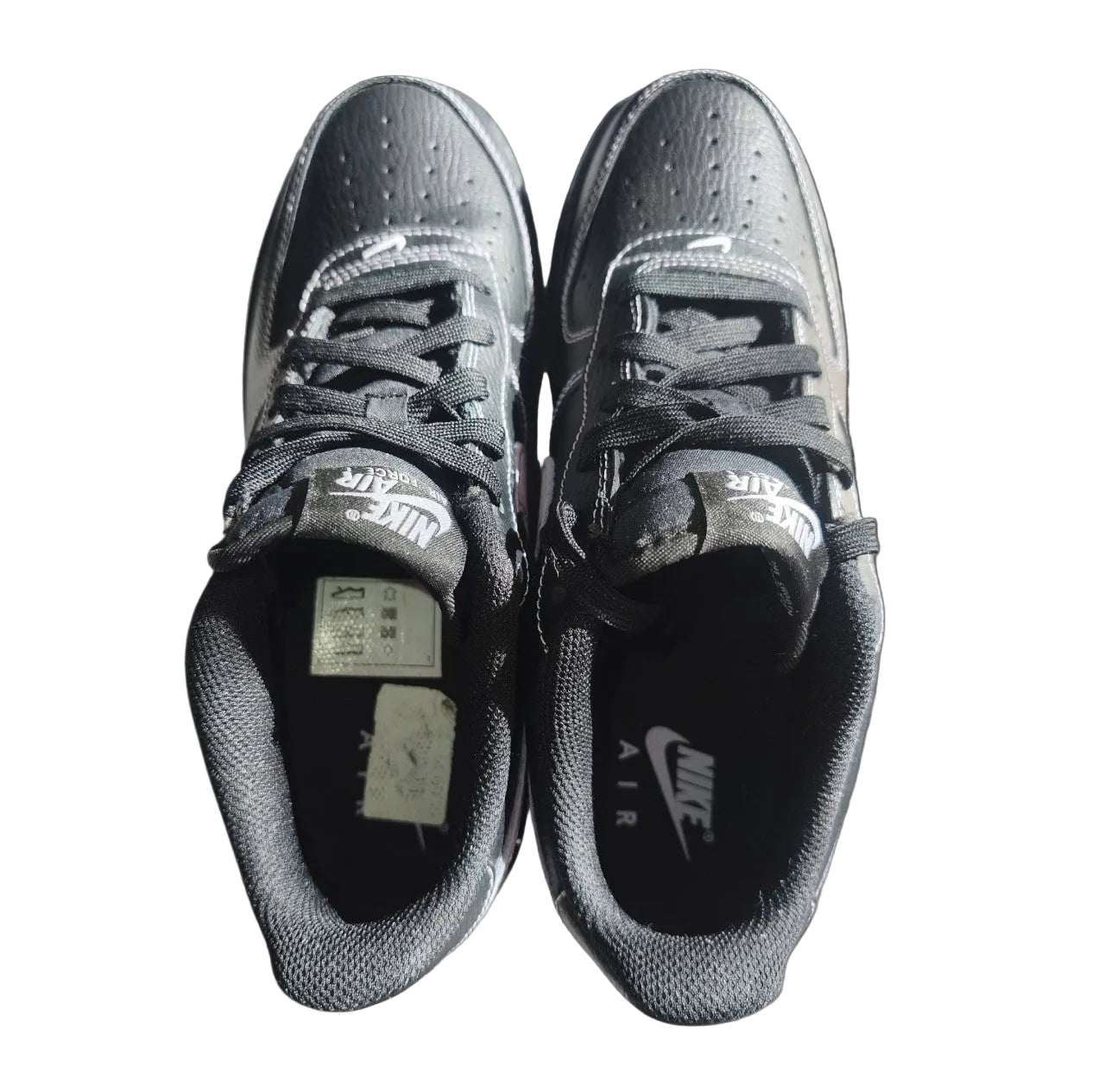 Nike Air Force 1 LV8 4 (GS) "Black/Hortensias" Damenschuhe, Sneaker, Gr. 38,5 