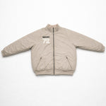 Nike Bomberjacke Beige Gr. M / 48 CORTEZ 72 Vintage Jacke Herren Steppfutter