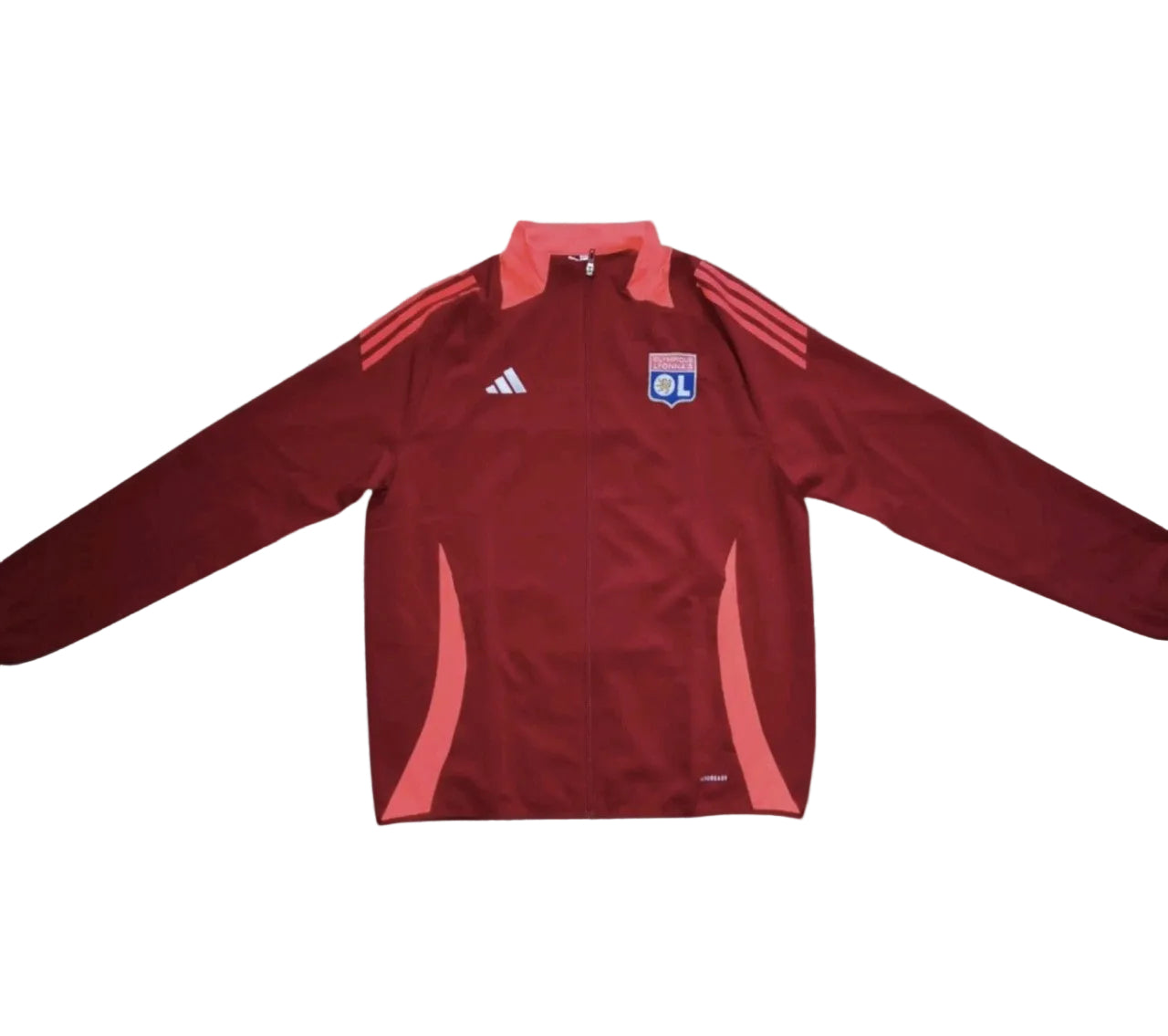 Adidas - Olympique Lyon Trainingsjacke, Sportjacke | Rot | Neu | Aeroready